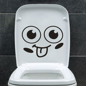 Funny Smile Bathroom Wall Stickers - Korbox