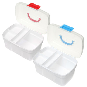 Plastic 2 Layers Home Medicine Chest First Aid Kit - Korbox
