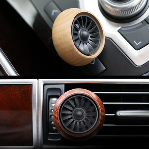 Wood Car Air Vent Perfume Solid Fragrance - Korbox