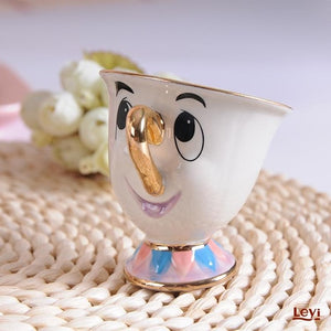 New Cartoon Beauty And The Beast Teapot Mug Mrs Potts Chip Tea Pot Cup One Set Lovely Christmas Gift Fast Post - Korbox