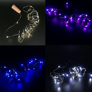 LED Garland Copper Wire Lights for Glass Craft - Korbox