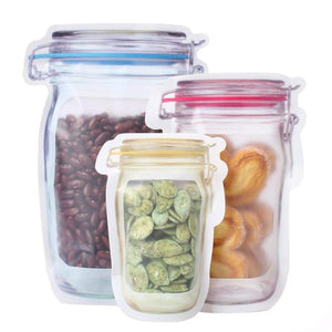 Reusable  Snack Saver Jar Bags - Korbox
